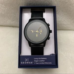 Men’s GEORGE Watch with leather band